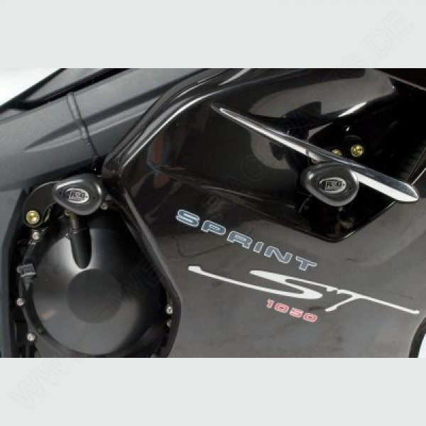 R&G Racing Crash Protectors front and rear "No Cut" Triumph Sprint GT / S