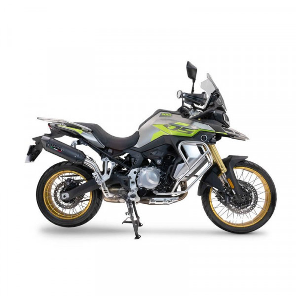 Voge 900DSX 2024-2025, Furore-X Titanio Nero, Homologated legal slip-on exhaust including removable