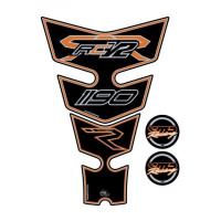 Motografix KTM 1190 V2 Black Factory 3D Gel Tank Pad Protector TKTM02K Motografix KTM 1190 V2 Black Factory 3D Gel Tank Pad Protector TKTM02K