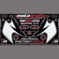Motografix Stone Chip Protection front Suzuki GSX-R 1000 2001-2002 NS003U Motografix Stone Chip Protection front Suzuki GSX-R 1000 2001-2002 NS003U