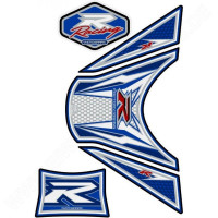 Motografix Racing Suzuki GSX-R 1000 3D Gel Tank Pad Protector TS025WB Motografix Racing Suzuki GSX-R 1000 3D Gel Tank Pad Protector TS025WB