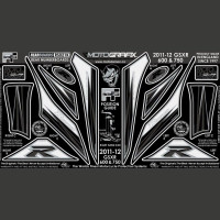 Motografix Stone Chip Protection tail Suzuki GSX-R 600 / 750 2011- RS021K Motografix Stone Chip Protection tail Suzuki GSX-R 600 / 750 2011- RS021K