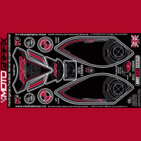 Motografix Fuel Tank Guard Knee Pads fits BMW S1000 RR 2012–2014 Motografix Fuel Tank Guard Knee Pads fits BMW S1000 RR 2012–2014