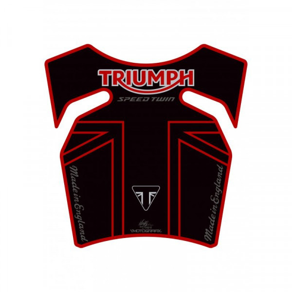 Triumph SPEED TWIN 1200 3D Gel Motografix Tank Pad Protector TT040KR