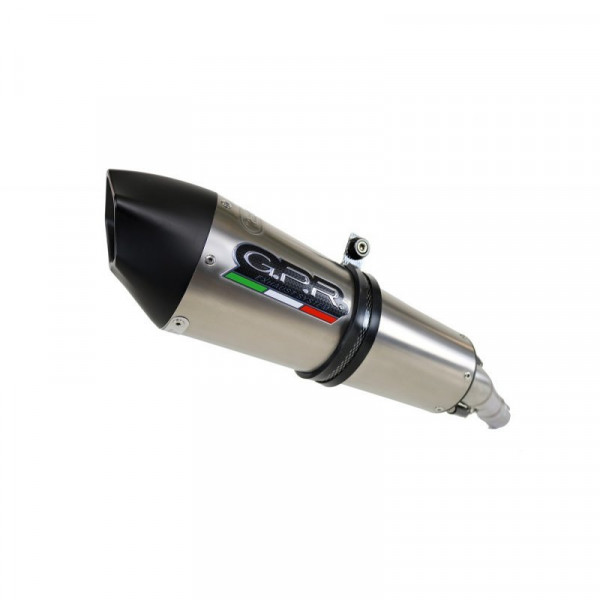 Benelli 752 S 2022-2024, Gpe Ann. titanium, Homologated legal slip-on exhaust including removable db