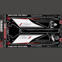 Motografix Stone Chip Protection tail Yamaha YZF R1 2018- RY020KW Motografix Stone Chip Protection tail Yamaha YZF R1 2018- RY020KW