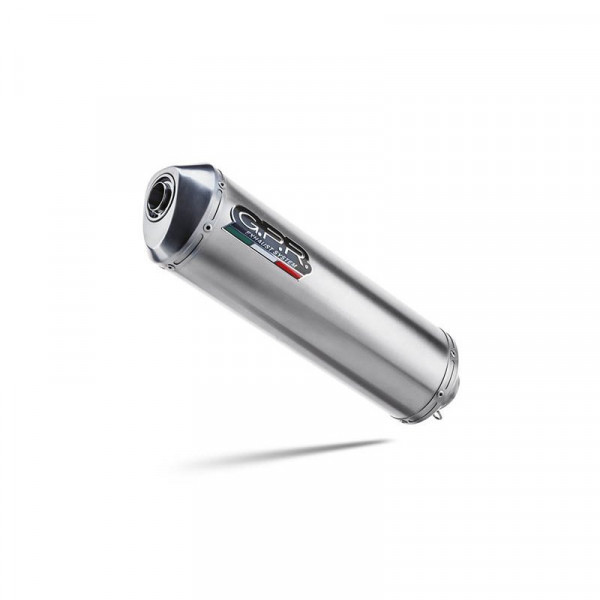 Bmw F 800 Gs 2016-2018, Satinox , Homologated legal slip-on exhaust including removable db killer an