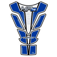 Motografix 3D Gel Tank Pad Protector fits BMW HP4 Blue / White Motografix 3D Gel Tank Pad Protector fits BMW HP4 Blue / White
