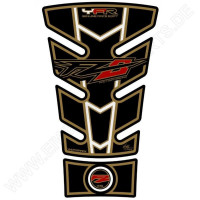 Motografix Yamaha FZ 8 Black / Gold 3D Gel Tank Pad Protector TY018KA Motografix Yamaha FZ 8 Black / Gold 3D Gel Tank Pad Protector TY018KA