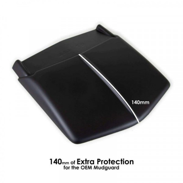 Pyramid Hinterradabdeckung Verlängerung Schwarz Matt passend für Yamaha YZF-R6 ab 2006