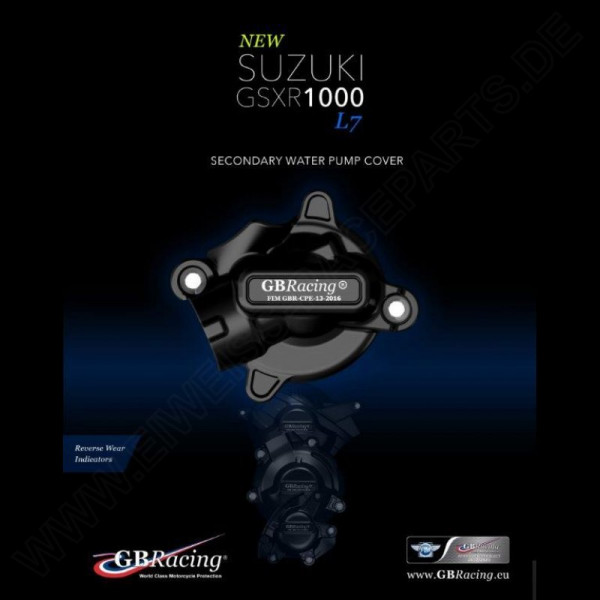 GB Racing waterpump Cover Suzuki GSX-R 1000 2017-