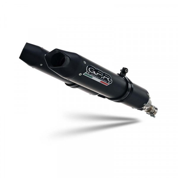 Aprilia Shiver 750 Gt 2007-2016, Furore Nero, Dual racing slip-on exhaust including link pipes 0
