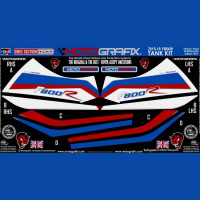 Motografix Tankschutz Knie Pads passend für BMW F800 R 2015 Motografix Tankschutz Knie Pads passend für BMW F800 R 2015