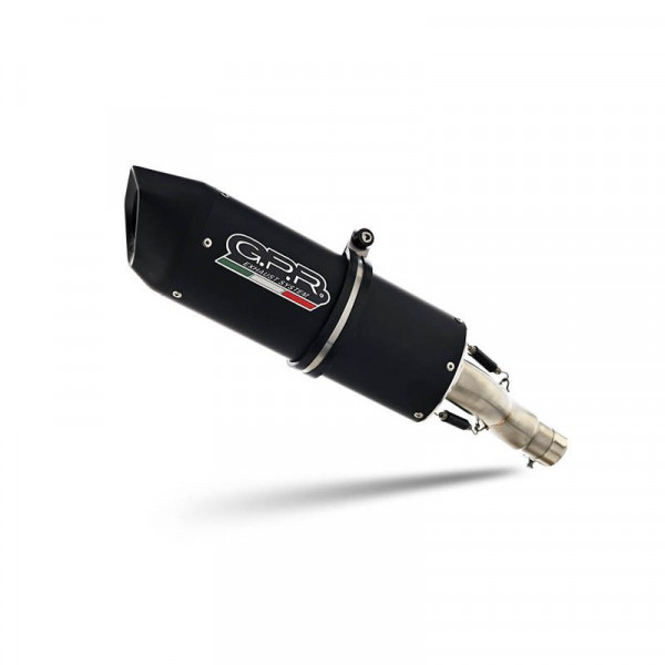 Kawasaki Ninja 400 2023-2025, Furore Evo4 Nero, Homologated legal slip-on exhaust including removabl