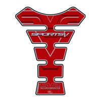 Motografix 3D Gel Tank Pad Red passend für Suzuki SV 650 1000 Motografix 3D Gel Tank Pad Red passend für Suzuki SV 650 1000