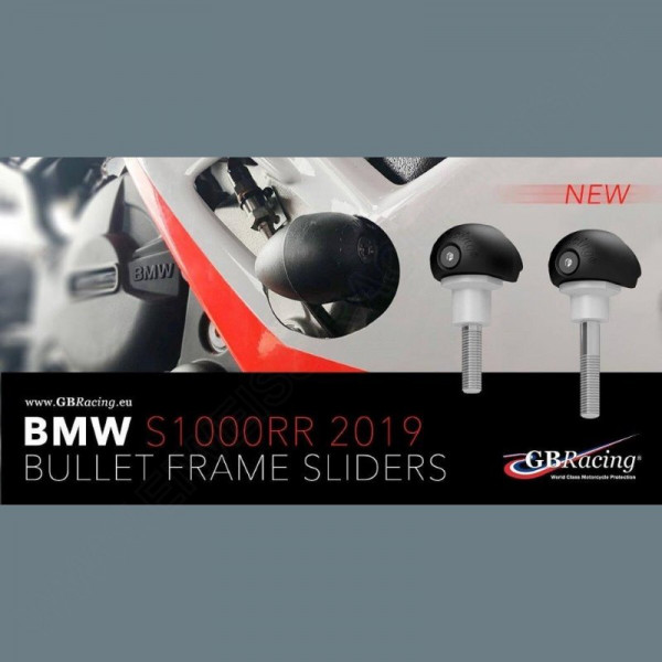 GB Racing Bullet Frame Slider Set BMW S 1000 RR 2019 - RACE