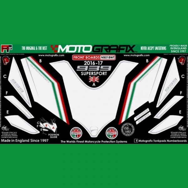 Motografix Stone Chip Protection front Ducati Supersport 939 2017- ND018WT