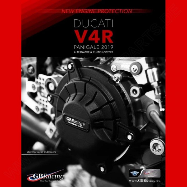 GB Racing Motor Protektor Set Ducati Panigale V4 R 2019- / V4 SP 2021-