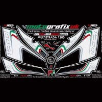 Motografix Stone Chip Protection Kit Ducati Multistrada 1200 2010- KD002W Motografix Stone Chip Protection Kit Ducati Multistrada 1200 2010- KD002W