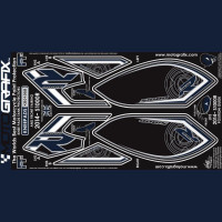 Motografix Front and Fuel Tank Guard Knee Pads fits BMW S 1000 R 2014-2016 Motografix Front and Fuel Tank Guard Knee Pads fits BMW S 1000 R 2014-2016