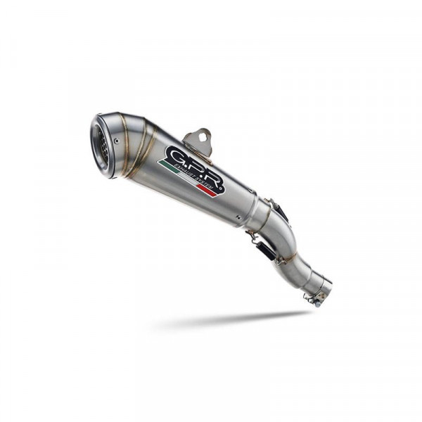 Kawasaki Ninja 500 2023-2025, Powercone Evo, Homologated legal slip-on exhaust including removable d