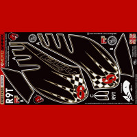 Motografix Tankschutz Knie Pads passend für BMW R NINE T R9T 2017 Motografix Tankschutz Knie Pads passend für BMW R NINE T R9T 2017