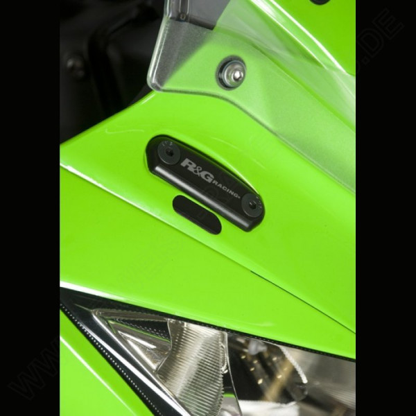 R&G Racing Mirror Blanking Plates Kawasaki ZX-10 R 2011-2015