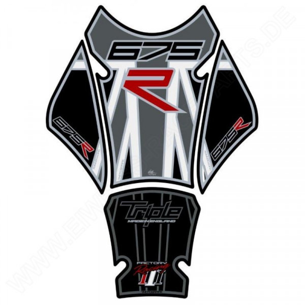 Motografix Triumph Triple 675 R 3D Gel Tank Pad Protector TT021MJ