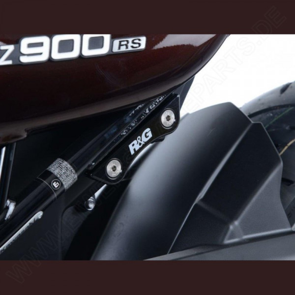 R&G hintere Fußrastenabdeckung links Kawasaki Z 900 2017- / Z 900 RS 2018-