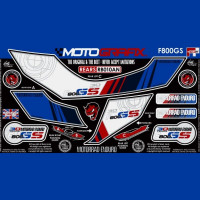 Motografix Steinschlagschutz hinten passend für BMW F800 GS 2008-2012 Motografix Steinschlagschutz hinten passend für BMW F800 GS 2008-2012