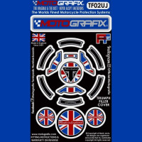 Motografix Filler/Gas cap protection Triumph models TF02UJ Motografix Filler/Gas cap protection Triumph models TF02UJ