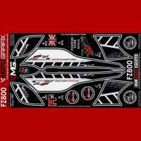 Motografix Stone Chip Protection tail Yamaha FZ 8 2010- RY016U Motografix Stone Chip Protection tail Yamaha FZ 8 2010- RY016U