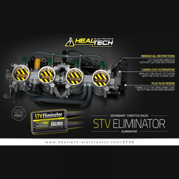 Healtech STV Eliminator STVE-15 passend für Kawasaki ZX-10R, ZX-14, ZZR1400
