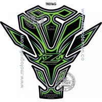 Motografix Kawasaki Z 1000 SX Green 3D Gel Tank Pad Protector TK016G Motografix Kawasaki Z 1000 SX Green 3D Gel Tank Pad Protector TK016G