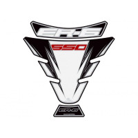 Motografix 3D Gel Tank Pad Weiß passend für Kawasaki ER-6 650 Motografix 3D Gel Tank Pad Weiß passend für Kawasaki ER-6 650