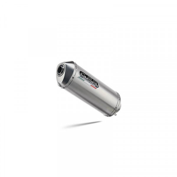 Cf Moto 800 Mt Touring 2025-2026, Satinox , Homologated legal slip-on exhaust including removable db