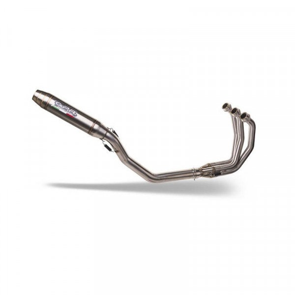 GPR Deeptone Inox Racing Auspuffanlage passend für Triumph Trident 660 (2021–2024)