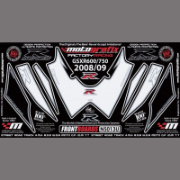 Motografix Stone Chip Protection front Suzuki GSX-R 600 / 750 2008-2010 NS013U Motografix Stone Chip Protection front Suzuki GSX-R 600 / 750 2008-2010 NS013U
