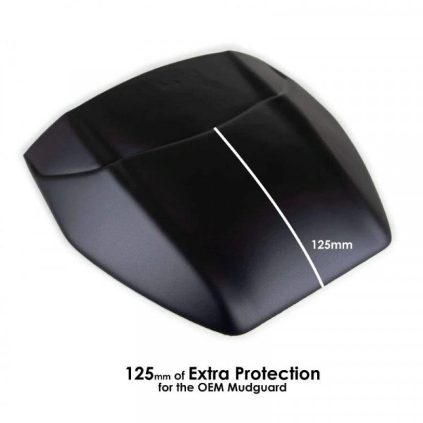 Pyramid Hinterradabdeckung Verlängerung Schwarz Matt passend für Yamaha YZF-R1 ab 2015