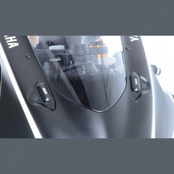 R&G Racing Mirror Blanking Plates Yamaha YZF R6 2017-