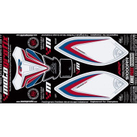 Motografix Fuel Tank Guard Knee Pads fits BMW S1000 RR 2009-2011 Motografix Fuel Tank Guard Knee Pads fits BMW S1000 RR 2009-2011