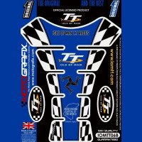 Motografix IOMTT06B 3D Gel Tank Pad Protector – Isle of Man TT Design Motografix IOMTT06B 3D Gel Tank Pad Protector – Isle of Man TT Design