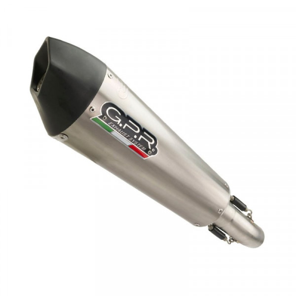 Zontes 350 T1 ADV 2022-2023, GP Evo4 Titanium, Homologated legal slip-on exhaust including removable