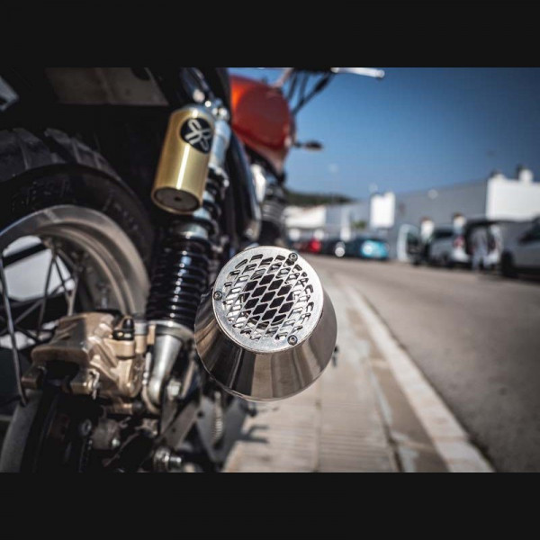 Bmw K 1100 Rs 1989-1999, Ultracone Inox Cafè Racer, Universal Homologated legal silencer, including