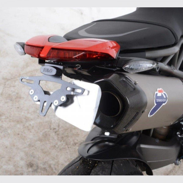 R&G Licence plate holder "Termignoni" with heat shield Ducati Hypermotard 950 2019-