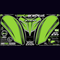 Motografix Fuel Tank Guard Knee Pads KAWASAKI ZX10R 2008-2010 KPK015G Motografix Fuel Tank Guard Knee Pads KAWASAKI ZX10R 2008-2010 KPK015G