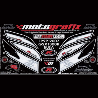 Motografix Stone Chip Protection tail Suzuki GSX-R 1300 R Hayabusa 1999-2007 RS012U Motografix Stone Chip Protection tail Suzuki GSX-R 1300 R Hayabusa 1999-2007 RS012U