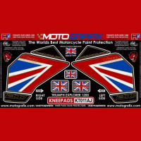 Motografix Fuel Tank Guard Knee Pads Triumph TIGER 1200 2012-2017 KT011AJ Motografix Fuel Tank Guard Knee Pads Triumph TIGER 1200 2012-2017 KT011AJ