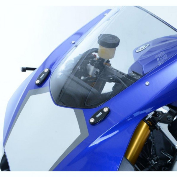 R&G Racing Mirror Blanking Plates Yamaha YZF R1 2015-