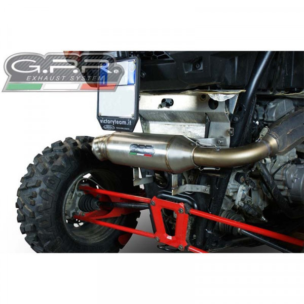 Polaris Rzr XP 1000 2014-2014, Power Bomb, Homologated legal slip-on exhaust including removable d